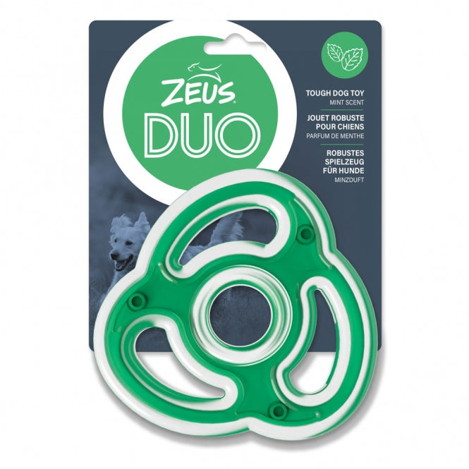 Zeus DUO Ninja-Stern – Robustes Kauspielzeug mit Minzduft, ca. 12,5 cm