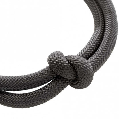 Trixie BE NORDIC Zug-Stopp-Halsband – Rund gewebtes Tau, Stufenlos verstellbar, Schwarz/Sand/Petrol/Dunkelgrau