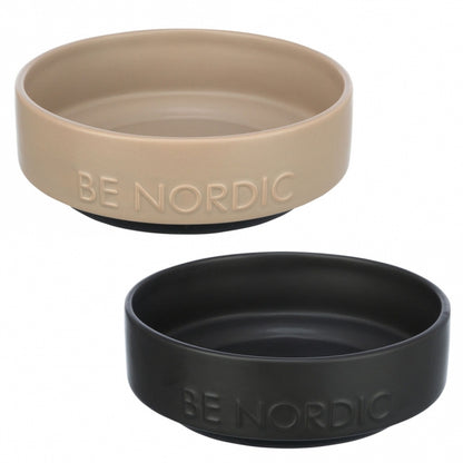 Trixie BE NORDIC Keramiknapf – Stilvolles Design mit rutschfestem Gummiring