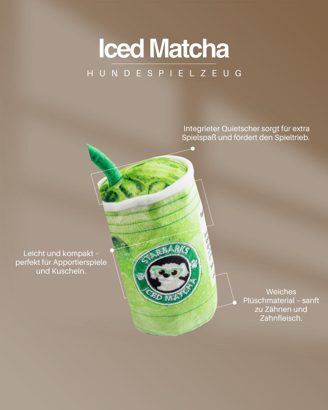Starbarks Iced Matcha – Plüsch-Hundespielzeug mit Quietscher