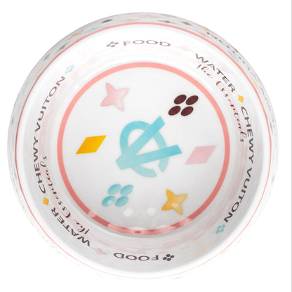 Checker Chewy Vuiton Hundenapf – Stilvolle Futterschale mit rutschfestem Boden