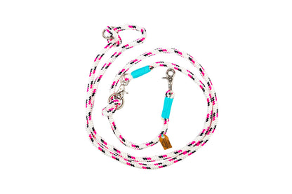 Tauwerk Hundeleine | Hundeleine Weiss Pink | Pawfect