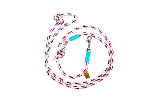 Tauwerk Hundeleine | Hundeleine Weiss Pink | Pawfect
