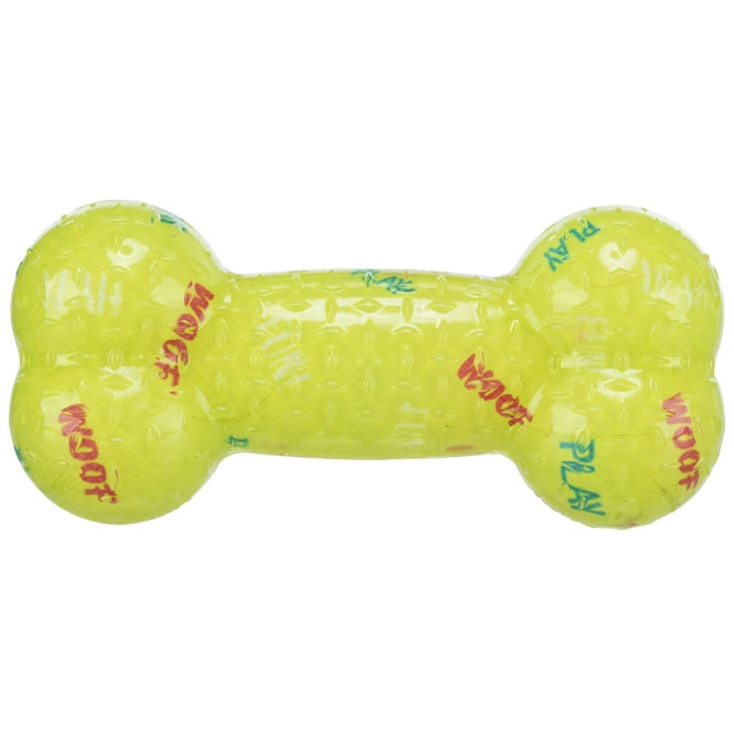 Trixie TPR Knochen – Robustes & schwimmfähiges Hundespielzeug, ca. 17 cm