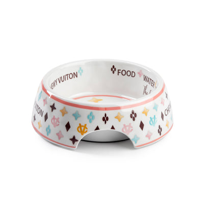 Checker Chewy Vuiton Hundenapf – Stilvolle Futterschale mit rutschfestem Boden