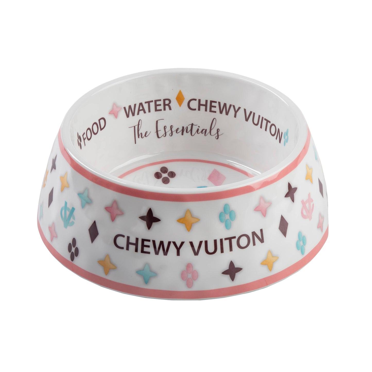 Checker Chewy Vuiton Hundenapf – Stilvolle Futterschale mit rutschfestem Boden
