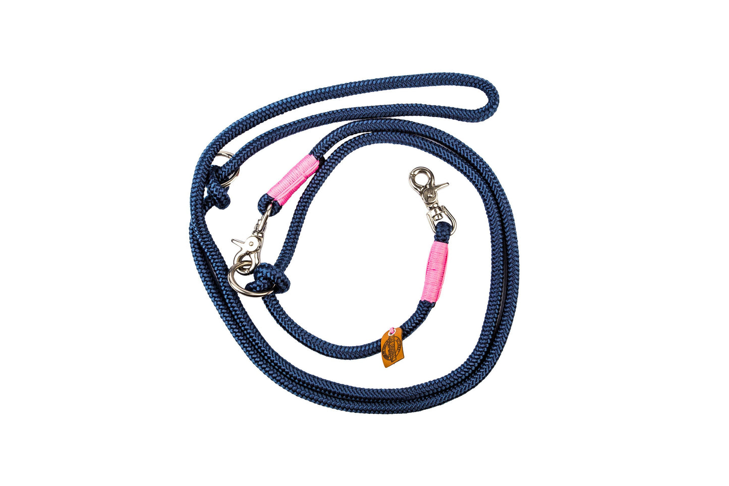 Tauwerk-Hundeleine – Robuste & maritime Leine in Marineblau 10mm