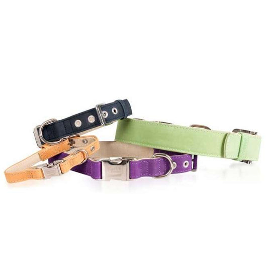 Karlie Buffalo Ultra 2.0 Halsband – Wasserabweisendes Büffelleder mit Quick-Release-Schnalle
