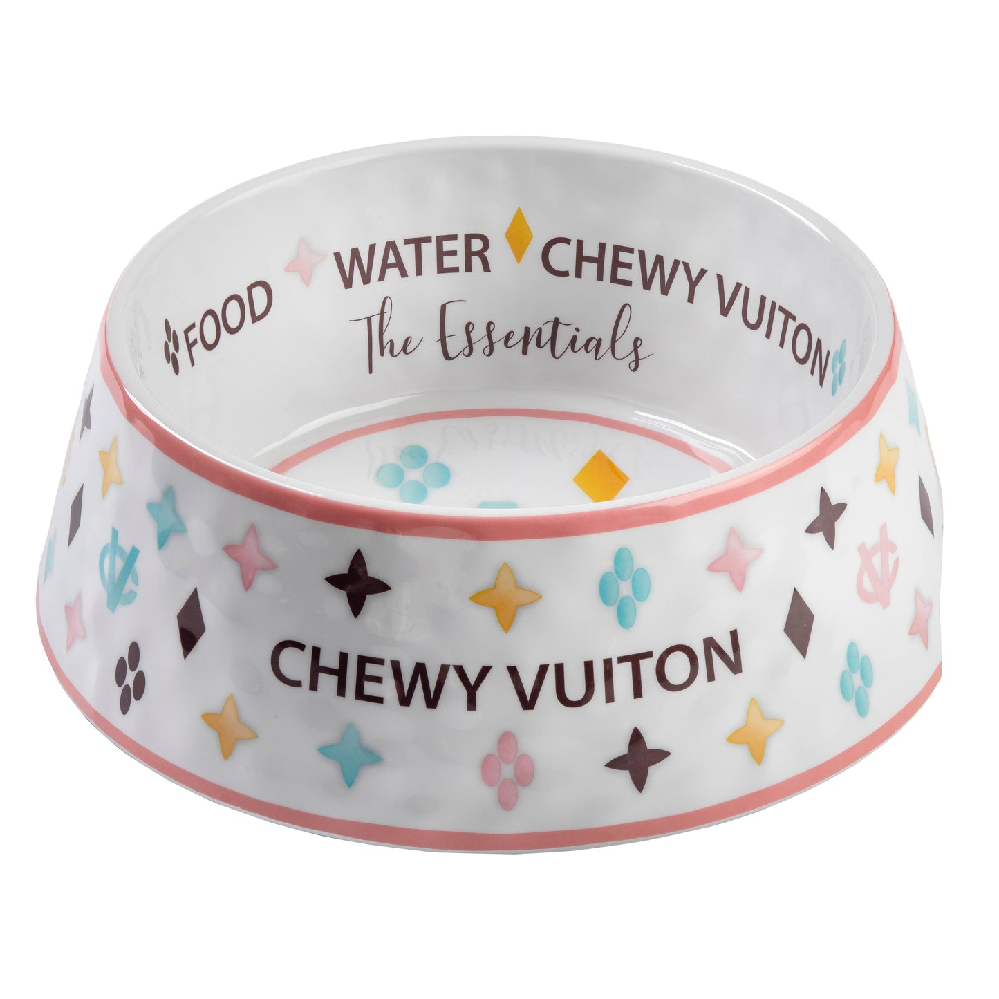 Checker Chewy Vuiton Hundenapf – Stilvolle Futterschale mit rutschfestem Boden