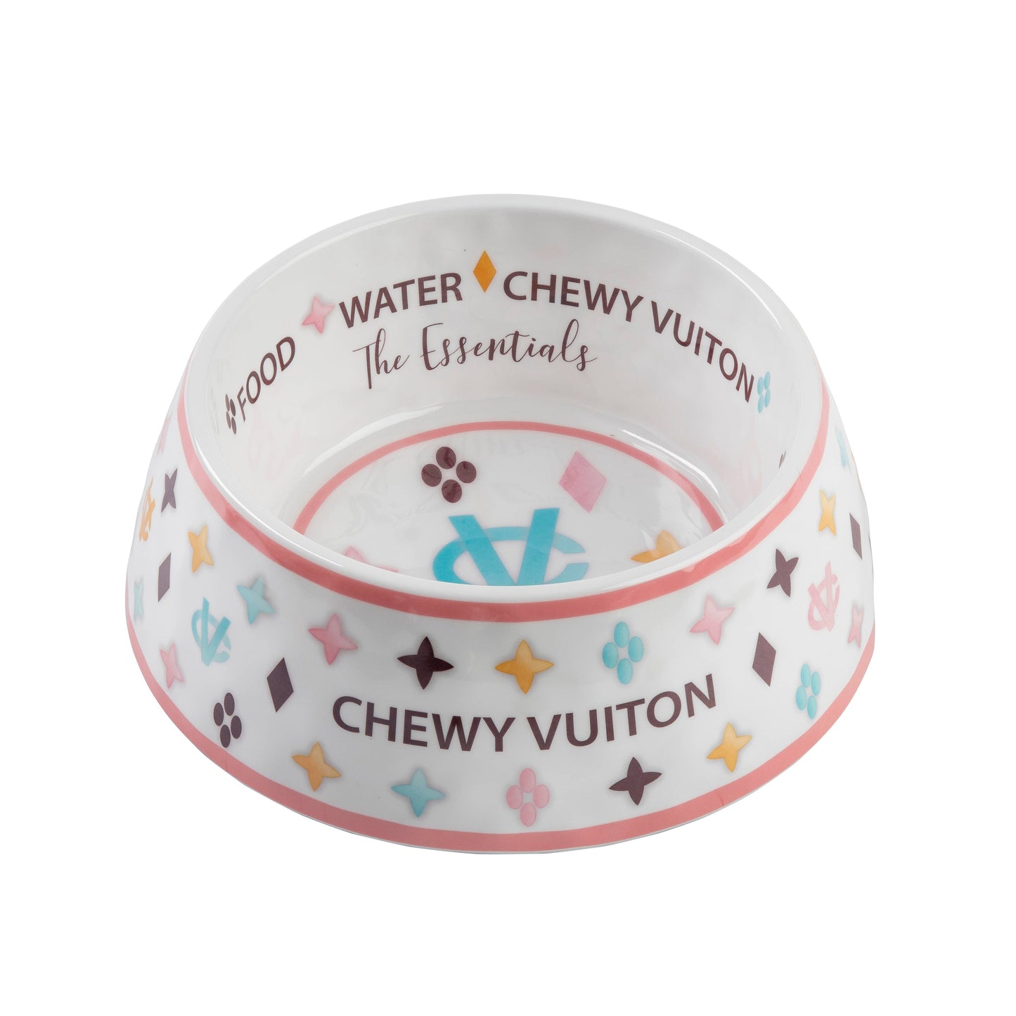 Checker Chewy Vuiton Hundenapf – Stilvolle Futterschale mit rutschfestem Boden