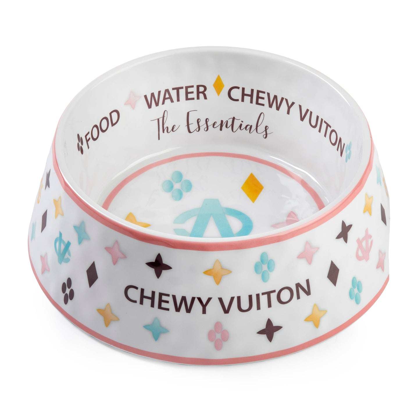 Checker Chewy Vuiton Hundenapf – Stilvolle Futterschale mit rutschfestem Boden