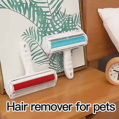 Tierhaarentferner Fusselrolle, Fusselrolle für Hundehaare und Katzenhaare Wiederverwendbar, Fusselbürste für Tierhaar, für Sofa, Bett, Teppich, Kratzbaum, weiß